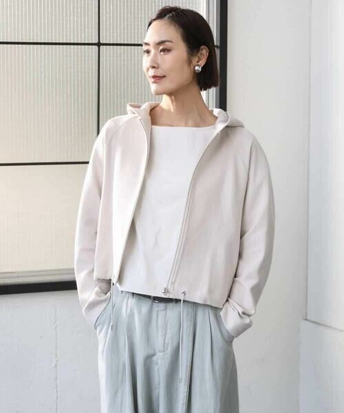 MICHEL KLEIN / ミッシェルクラン カーディガン・ボレロ | オーガニックコットン パイルパーカー | 詳細18