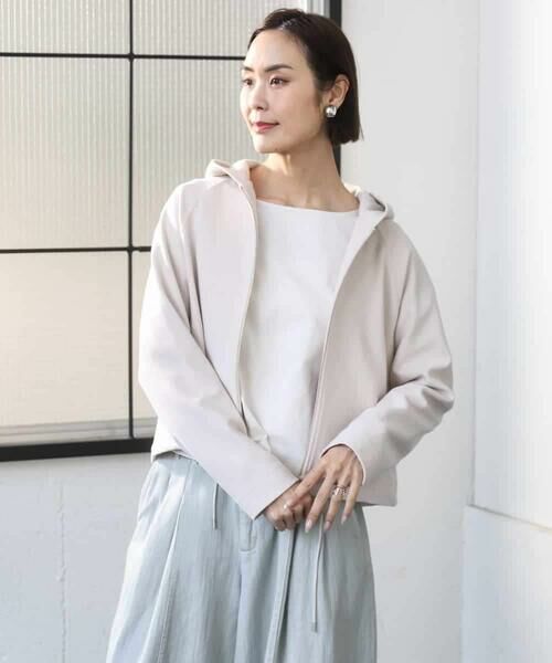 MICHEL KLEIN / ミッシェルクラン カーディガン・ボレロ | オーガニックコットン パイルパーカー | 詳細19