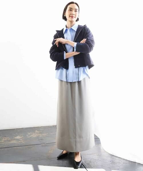 MICHEL KLEIN / ミッシェルクラン カーディガン・ボレロ | オーガニックコットン パイルパーカー | 詳細3