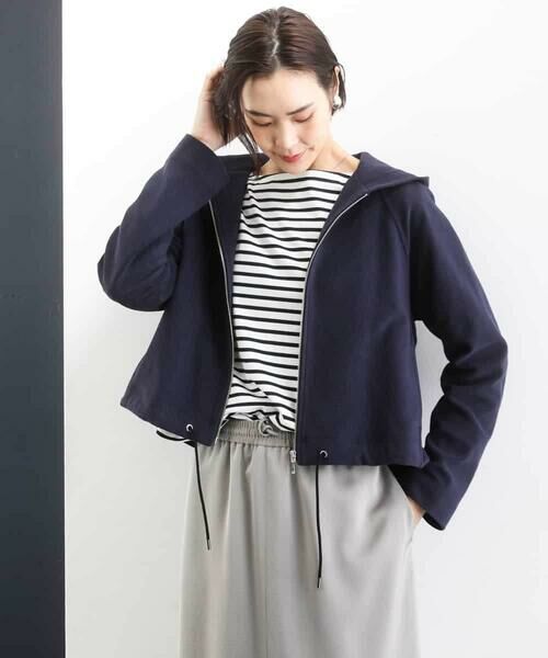 MICHEL KLEIN / ミッシェルクラン カーディガン・ボレロ | オーガニックコットン パイルパーカー | 詳細6