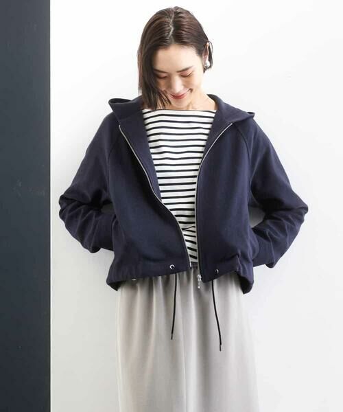 MICHEL KLEIN / ミッシェルクラン カーディガン・ボレロ | オーガニックコットン パイルパーカー | 詳細8