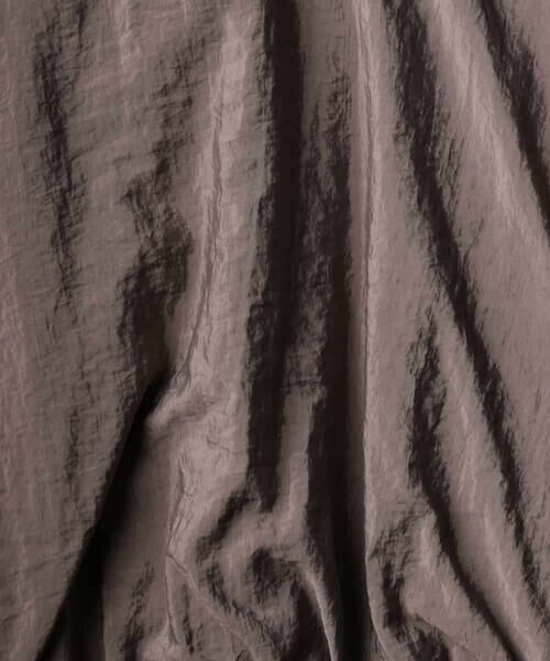 MICHEL KLEIN / ミッシェルクラン ロング・マキシ丈ワンピース | ナイロンクロス ギャザーワンピース | 詳細21