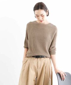 MICHEL KLEIN / ミッシェルクラン ニット・セーター | ホールガーメント(R)ラグランラメニット