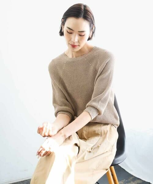 MICHEL KLEIN / ミッシェルクラン ニット・セーター | ホールガーメント(R)ラグランラメニット | 詳細2