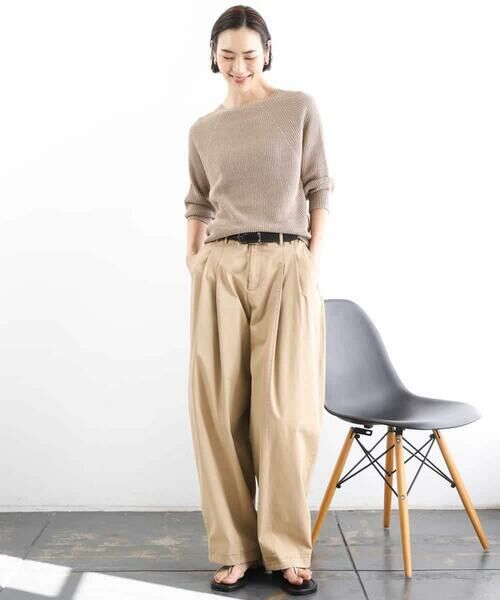 MICHEL KLEIN / ミッシェルクラン ニット・セーター | ホールガーメント(R)ラグランラメニット | 詳細4