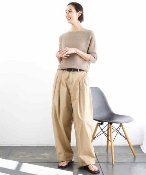 MICHEL KLEIN / ミッシェルクラン ニット・セーター | ホールガーメント(R)ラグランラメニット | 詳細5