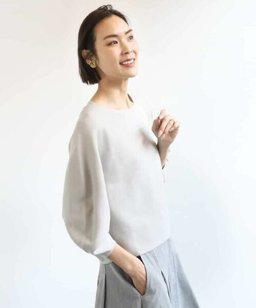 MICHEL KLEIN / ミッシェルクラン ニット・セーター | ホールガーメント(R)パフスリーブニット | 詳細13