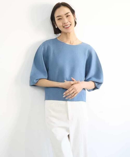 MICHEL KLEIN / ミッシェルクラン ニット・セーター | ホールガーメント(R)パフスリーブニット | 詳細24