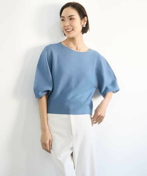 MICHEL KLEIN / ミッシェルクラン ニット・セーター | ホールガーメント(R)パフスリーブニット | 詳細25