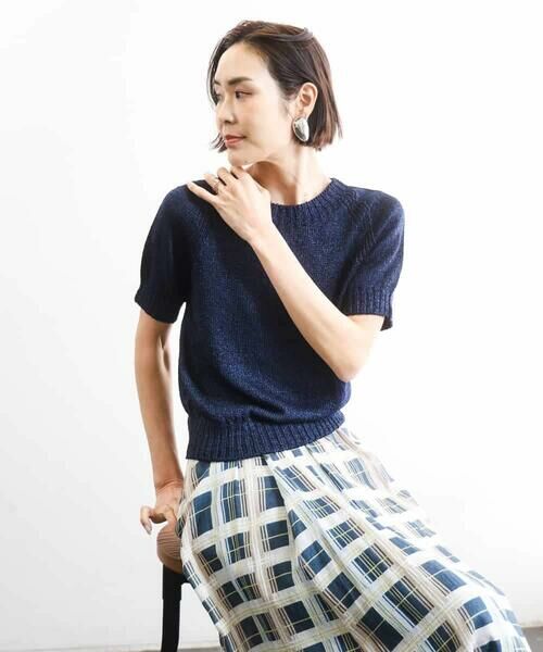 MICHEL KLEIN / ミッシェルクラン ニット・セーター | フェードカラーラグランニット | 詳細17