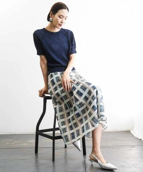 MICHEL KLEIN / ミッシェルクラン ニット・セーター | フェードカラーラグランニット | 詳細19