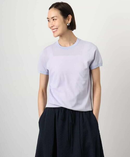 MICHEL KLEIN / ミッシェルクラン ニット・セーター | [アンサンブル対応]シアープルオーバー | 詳細11