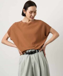 MICHEL KLEIN / ミッシェルクラン ニット・セーター | ホールガーメント(R)フレンチスリーブニット