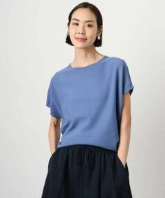 MICHEL KLEIN / ミッシェルクラン ニット・セーター | ホールガーメント(R)フレンチスリーブニット