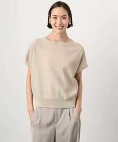 MICHEL KLEIN / ミッシェルクラン ニット・セーター | ホールガーメント(R)フレンチスリーブニット