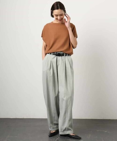 MICHEL KLEIN / ミッシェルクラン ニット・セーター | ホールガーメント(R)フレンチスリーブニット | 詳細11