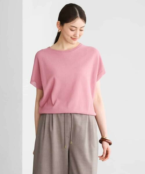 MICHEL KLEIN / ミッシェルクラン ニット・セーター | ホールガーメント(R)フレンチスリーブニット | 詳細29