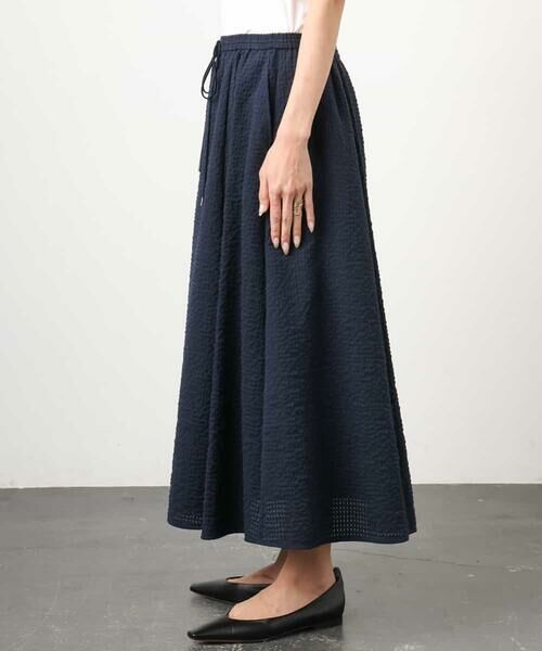 MICHEL KLEIN / ミッシェルクラン ロング・マキシ丈スカート | [セットアップ対応/リラックスボトム]ワッフルギャザースカート | 詳細27