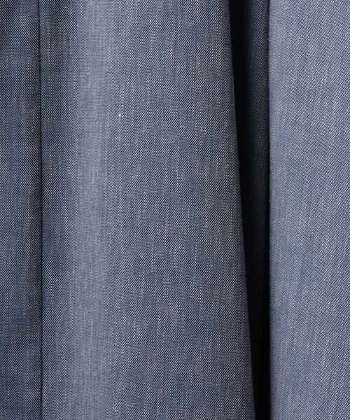 MICHEL KLEIN / ミッシェルクラン ロング・マキシ丈スカート | デニムライクシャンブレー Aラインスカート | 詳細29