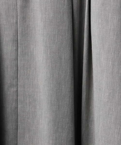 MICHEL KLEIN / ミッシェルクラン ロング・マキシ丈スカート | デニムライクシャンブレー Aラインスカート | 詳細30