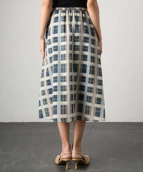 MICHEL KLEIN / ミッシェルクラン ロング・マキシ丈スカート | [セットアップ対応]チェック柄タックフレアスカート | 詳細22