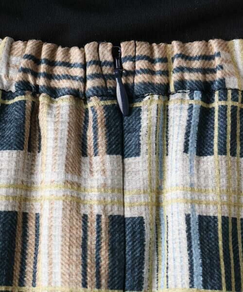 MICHEL KLEIN / ミッシェルクラン ロング・マキシ丈スカート | [セットアップ対応]チェック柄タックフレアスカート | 詳細23