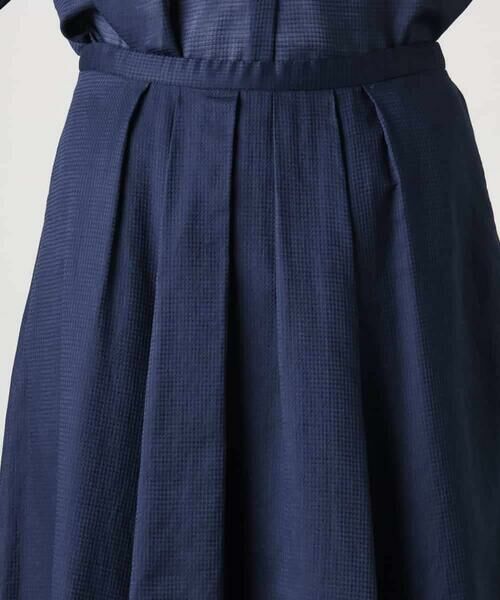 MICHEL KLEIN / ミッシェルクラン ロング・マキシ丈スカート | [セットアップ対応]ライトワッフルタックフレアスカート | 詳細13