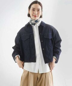 MICHEL KLEIN / ミッシェルクラン Gジャン・デニムジャケット | [セットアップ対応]デニムダブルポケットブルゾン