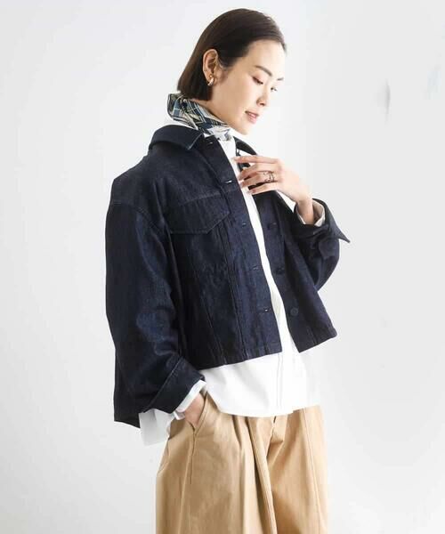 MICHEL KLEIN / ミッシェルクラン Gジャン・デニムジャケット | [セットアップ対応]デニムダブルポケットブルゾン | 詳細1