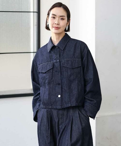 MICHEL KLEIN / ミッシェルクラン Gジャン・デニムジャケット | [セットアップ対応]デニムダブルポケットブルゾン | 詳細13