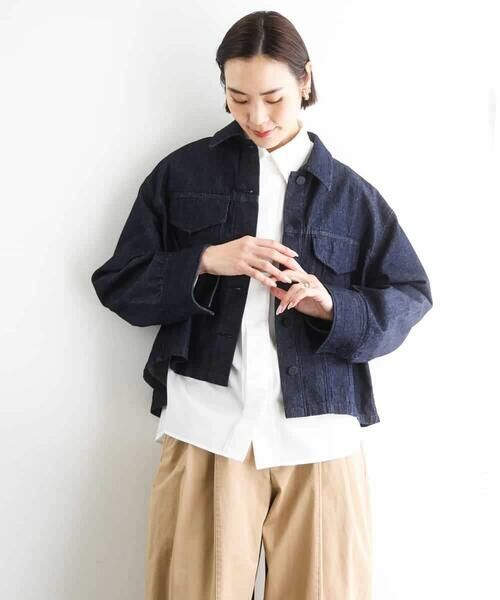 MICHEL KLEIN / ミッシェルクラン Gジャン・デニムジャケット | [セットアップ対応]デニムダブルポケットブルゾン | 詳細9