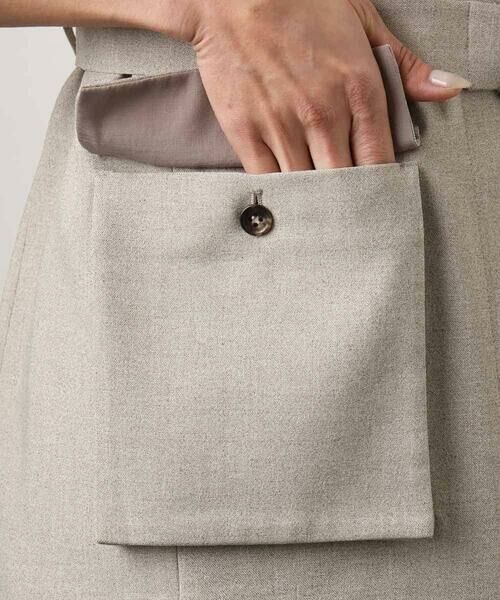 MICHEL KLEIN / ミッシェルクラン ノーカラージャケット | [セットアップ対応]ツイードライク フィッシャーマンジレ | 詳細22