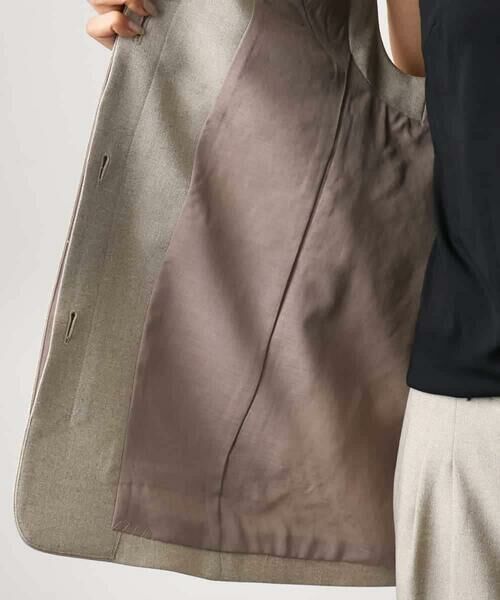 MICHEL KLEIN / ミッシェルクラン ノーカラージャケット | [セットアップ対応]ツイードライク フィッシャーマンジレ | 詳細28