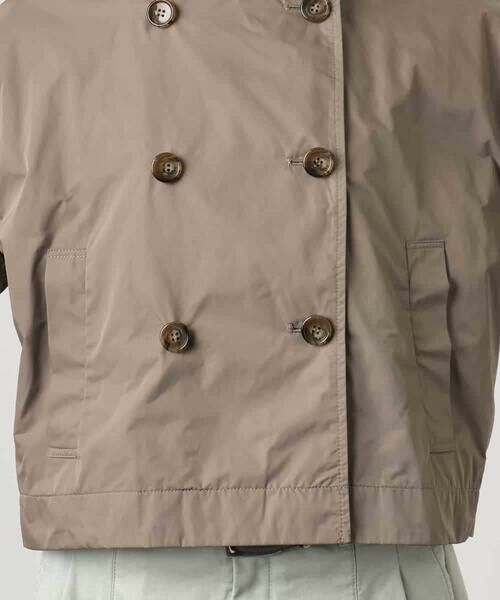 MICHEL KLEIN / ミッシェルクラン ピーコート | スタンドカラーショートブルゾン | 詳細23
