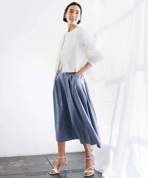 MICHEL KLEIN / ミッシェルクラン その他アウター | ナイロンペーパー ノーカラーブルゾン | 詳細6