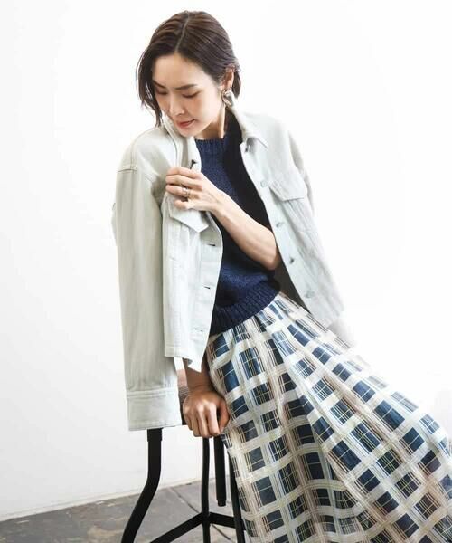 MICHEL KLEIN / ミッシェルクラン Gジャン・デニムジャケット | [セットアップ対応]デニムダブルポケットブルゾン | 詳細1