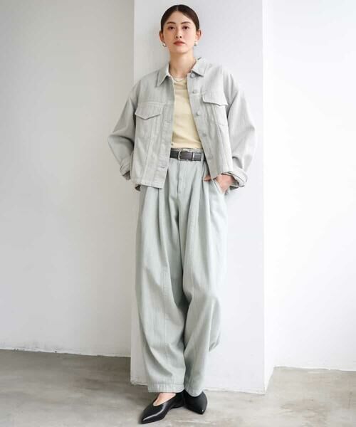 MICHEL KLEIN / ミッシェルクラン Gジャン・デニムジャケット | [セットアップ対応]デニムダブルポケットブルゾン | 詳細16