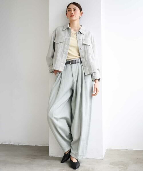 MICHEL KLEIN / ミッシェルクラン Gジャン・デニムジャケット | [セットアップ対応]デニムダブルポケットブルゾン | 詳細17