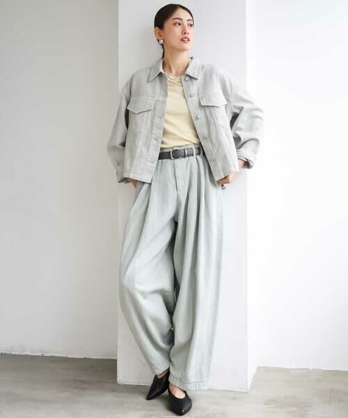 MICHEL KLEIN / ミッシェルクラン Gジャン・デニムジャケット | [セットアップ対応]デニムダブルポケットブルゾン | 詳細18