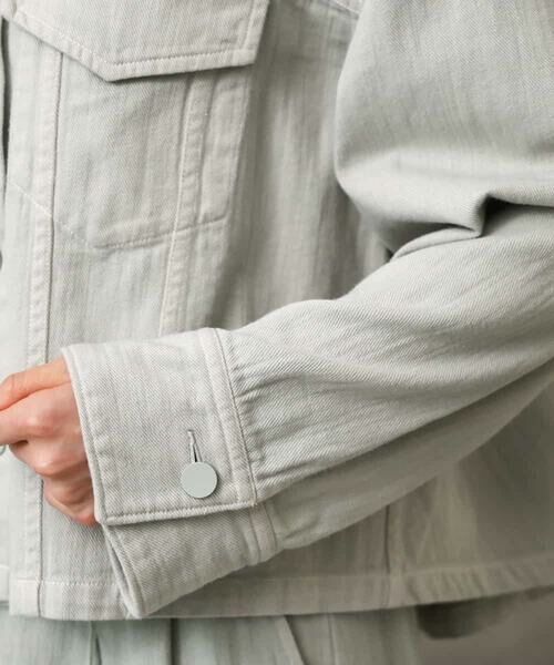 MICHEL KLEIN / ミッシェルクラン Gジャン・デニムジャケット | [セットアップ対応]デニムダブルポケットブルゾン | 詳細7