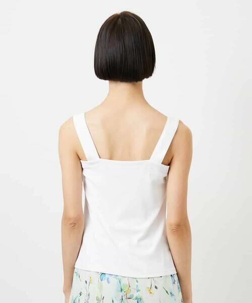 MICHEL KLEIN / ミッシェルクラン カットソー | [遮熱効果素材]スクエアネックタンクトップ | 詳細12