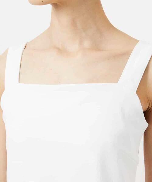 MICHEL KLEIN / ミッシェルクラン カットソー | [遮熱効果素材]スクエアネックタンクトップ | 詳細13