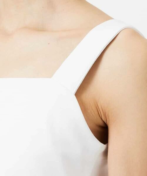 MICHEL KLEIN / ミッシェルクラン カットソー | [遮熱効果素材]スクエアネックタンクトップ | 詳細14