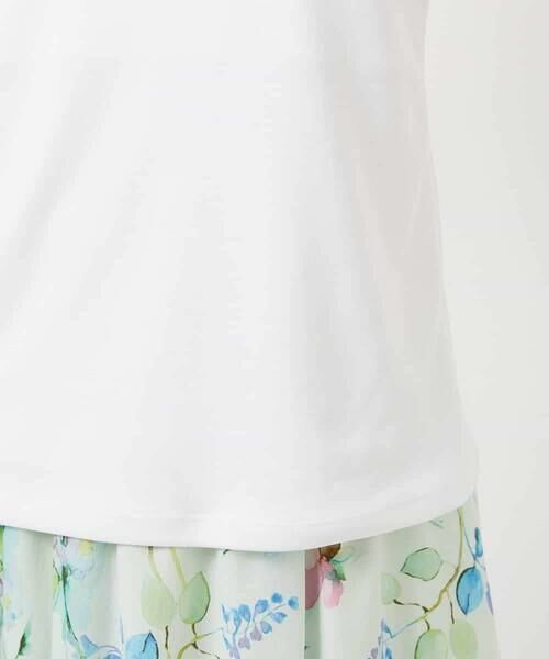 MICHEL KLEIN / ミッシェルクラン カットソー | [遮熱効果素材]スクエアネックタンクトップ | 詳細15