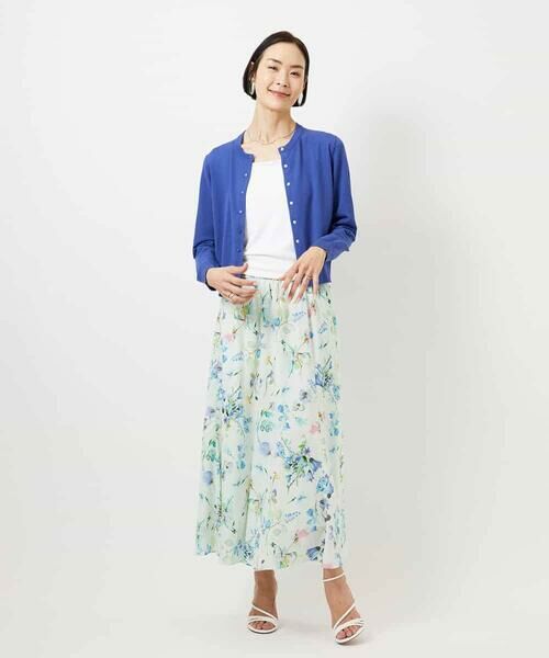 MICHEL KLEIN / ミッシェルクラン カットソー | [遮熱効果素材]スクエアネックタンクトップ | 詳細4