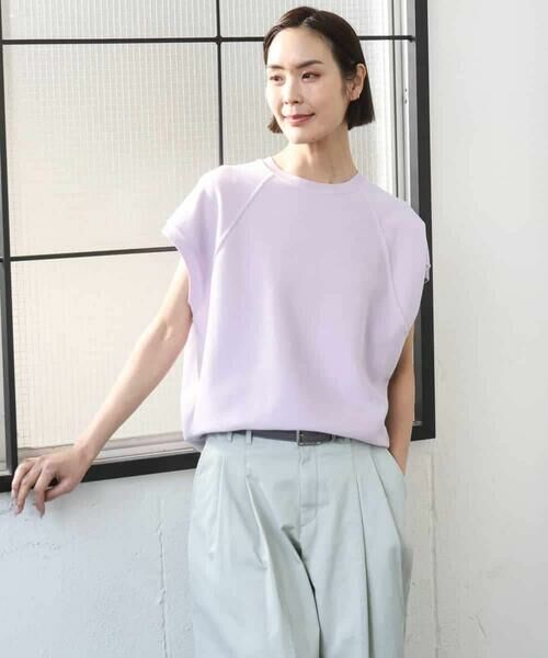 MICHEL KLEIN / ミッシェルクラン カットソー | オーガニックコットン フレンチスリーブプルオーバー | 詳細1