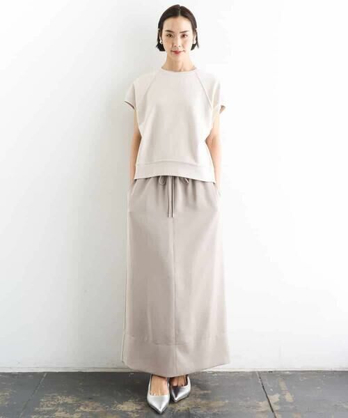 MICHEL KLEIN / ミッシェルクラン カットソー | オーガニックコットン フレンチスリーブプルオーバー | 詳細11