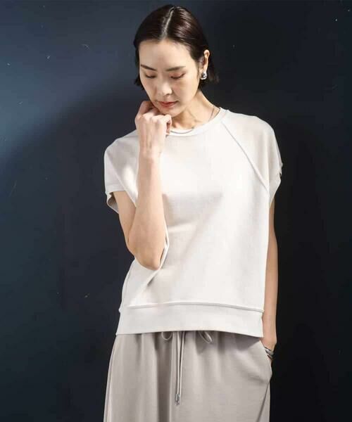 MICHEL KLEIN / ミッシェルクラン カットソー | オーガニックコットン フレンチスリーブプルオーバー | 詳細16