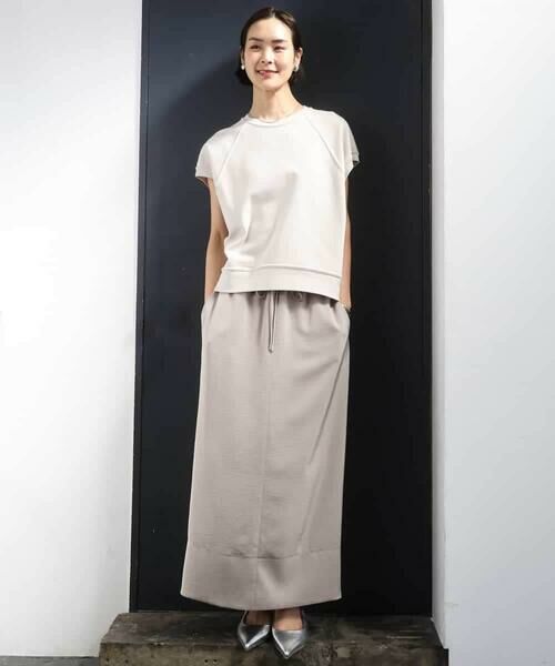 MICHEL KLEIN / ミッシェルクラン カットソー | オーガニックコットン フレンチスリーブプルオーバー | 詳細18