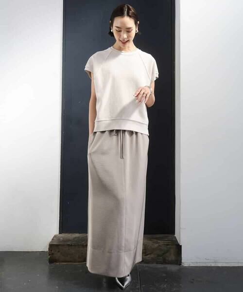 MICHEL KLEIN / ミッシェルクラン カットソー | オーガニックコットン フレンチスリーブプルオーバー | 詳細19